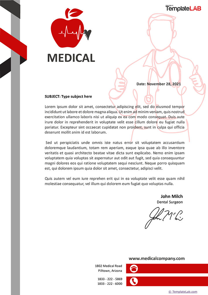 Free Medical Letterhead Template in Word Image 23