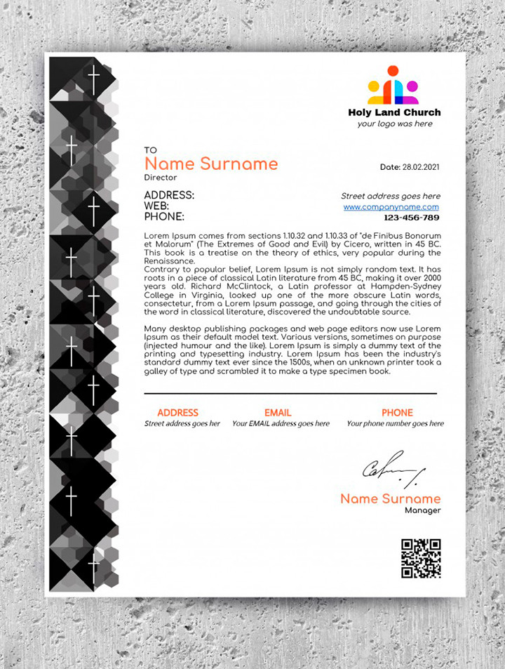 Church Letterhead – free Google Docs template Image 24