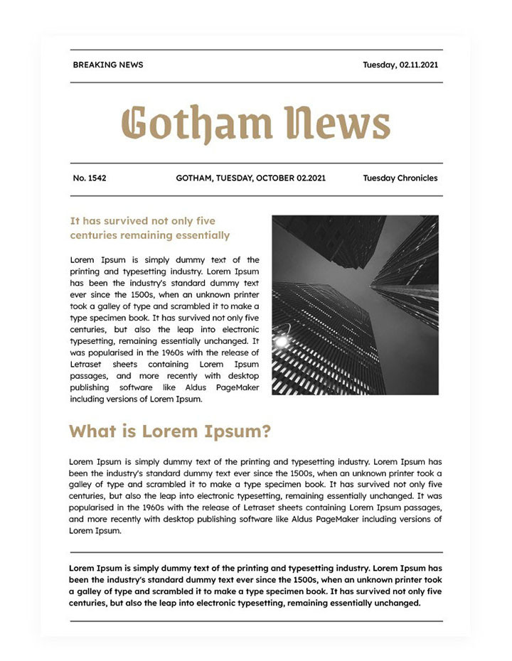 30+ Free Newspaper Templates in Google Docs