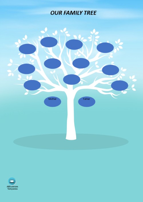 30+ Beautiful Family Tree Templates in Google Docs| 4Templates.com