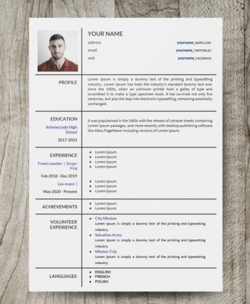 30 Free Editable Google Docs CV and Resume Templates for Teachers and ...