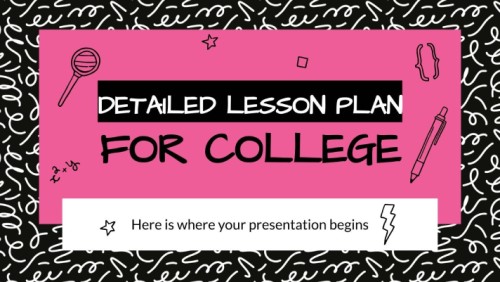 Detailed Lesson Plan for College — Free Google Slides Template Image 2