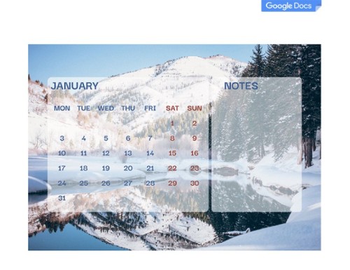 30+ Beautiful Calendar Templates in Google Docs | 4Templates.com