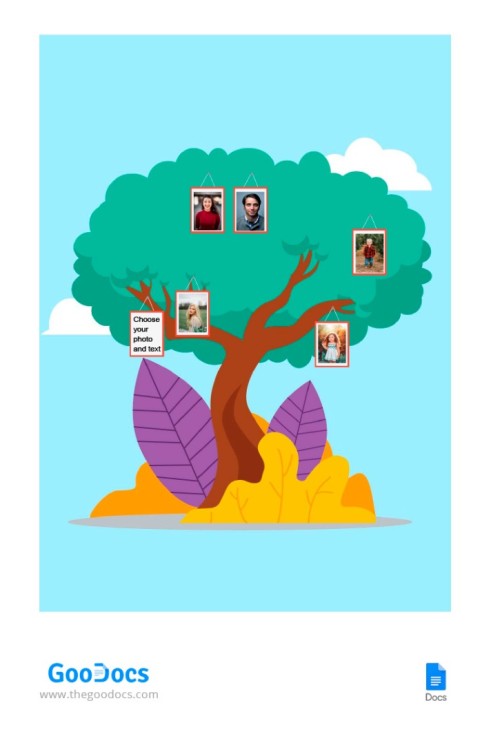 30+ Beautiful Family Tree Templates in Google Docs| 4Templates.com