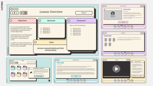 Free Interactive Lesson Planner Template in Google Slides Image 17