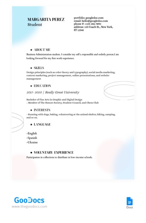 30 Free Editable Google Docs CV and Resume Templates for Teachers and ...