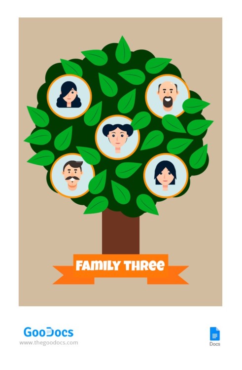 30+ Beautiful Family Tree Templates in Google Docs| 4Templates.com