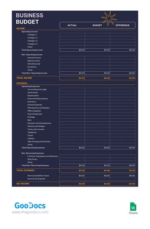 Browse this large collection of designed Google Sheet templates for ...