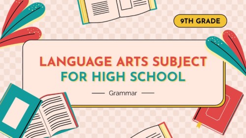 Language Arts for High School — 9th Grade: Grammar — Free Google Slides Template Image 5
