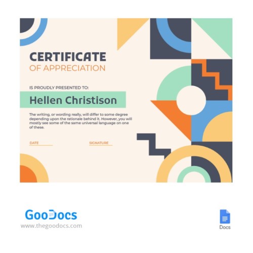 30+ Free Award and Certificate Templates in Google Docs