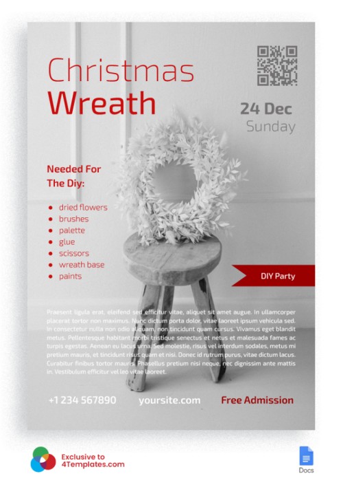 30+ Free Wonderful Christmas Templates in Google Docs| 4Templates.com